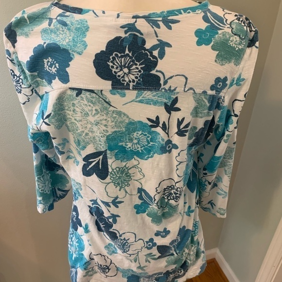 Hot Cotton floral tunic, size L - Picture 5 of 7